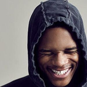 True Religion X Westbrook Layered Washed Black Gray Hoodie